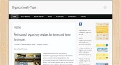Desktop Screenshot of organizationallyours.com
